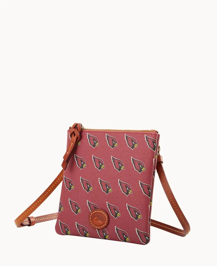 Dooney and Bourke NFL AZ Cardinals Small North South Top Zip Crossbody Cardinals WomenMen Crossbodies Dooney and Bourke NFL AZ Cardinals Small North South Top Zip Crossbody Cardinals WomenMen Crossbodies