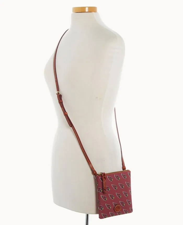 Dooney and Bourke NFL AZ Cardinals Small North South Top Zip Crossbody Cardinals WomenMen Crossbodies Dooney and Bourke NFL AZ Cardinals Small North South Top Zip Crossbody Cardinals WomenMen Crossbodies