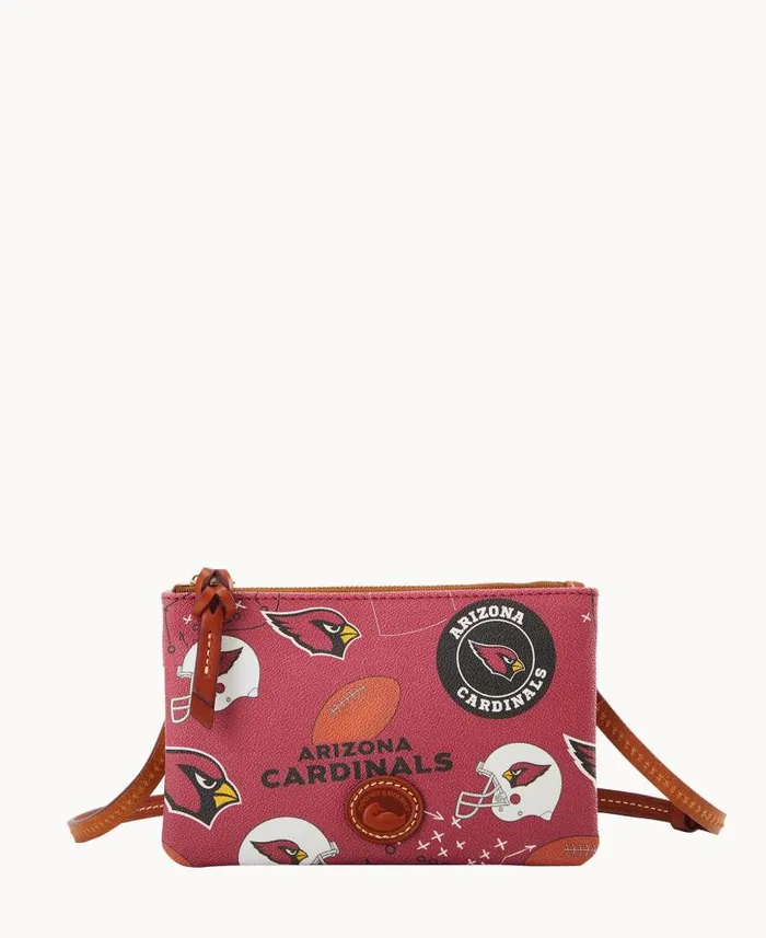 Dooney and Bourke NFL AZ Cardinals Top Zip Crossbody Cardinals WomenMen Crossbodies Dooney and Bourke NFL AZ Cardinals Top Zip Crossbody Cardinals WomenMen Crossbodies