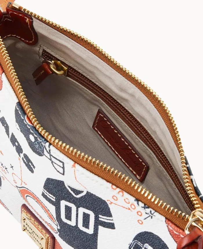 Dooney and Bourke NFL Bears Crossbody Pouchette Bears WomenMen Crossbodies