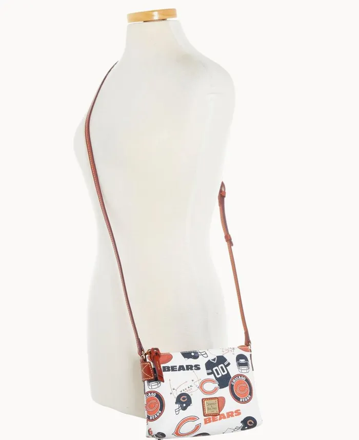 Dooney and Bourke NFL Bears Crossbody Pouchette Bears WomenMen Crossbodies