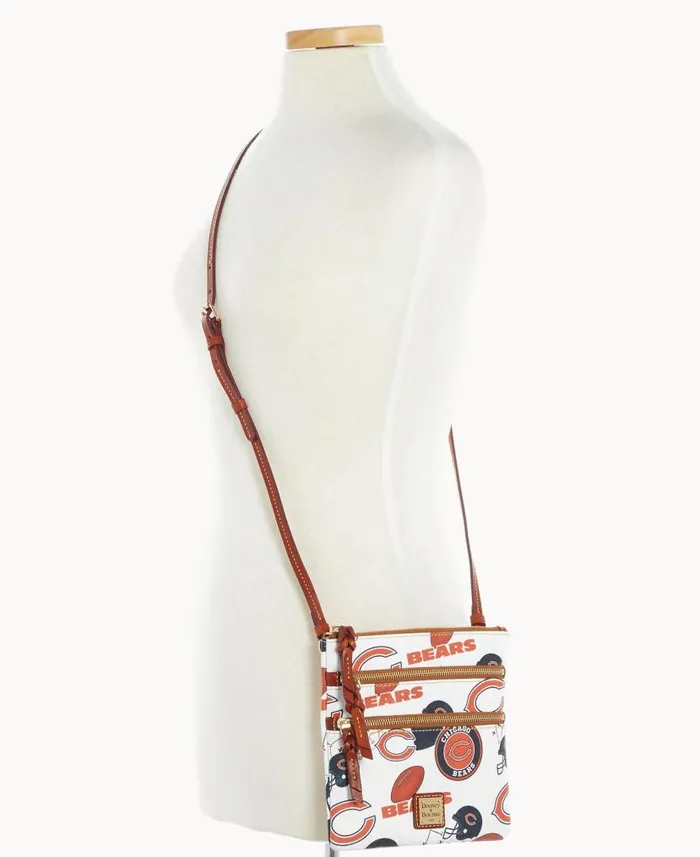 Dooney and Bourke NFL Bears N S Triple Zip Crossbody Bears WomenMen Crossbodies Dooney and Bourke NFL Bears N S Triple Zip Crossbody Bears WomenMen Crossbodies