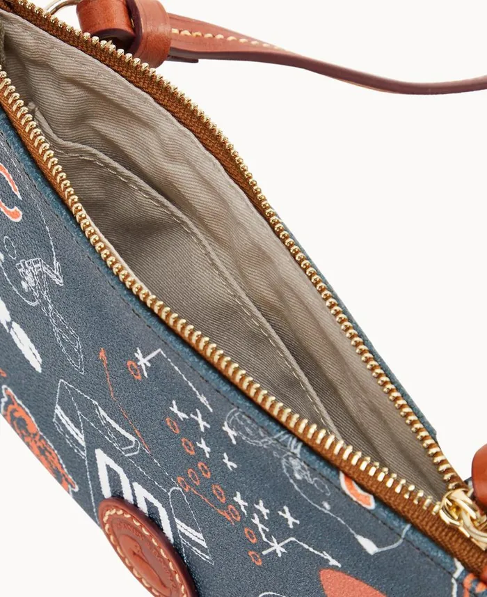 Dooney and Bourke NFL Bears Top Zip Crossbody Bears WomenMen Crossbodies