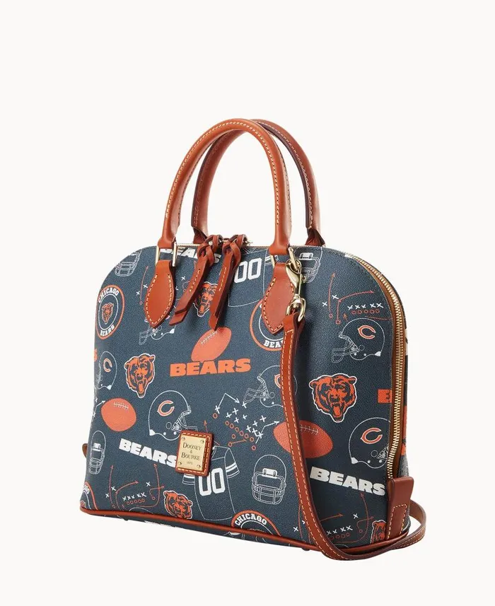 Dooney and Bourke NFL Bears Zip Zip Satchel Bears WomenMen Satchels