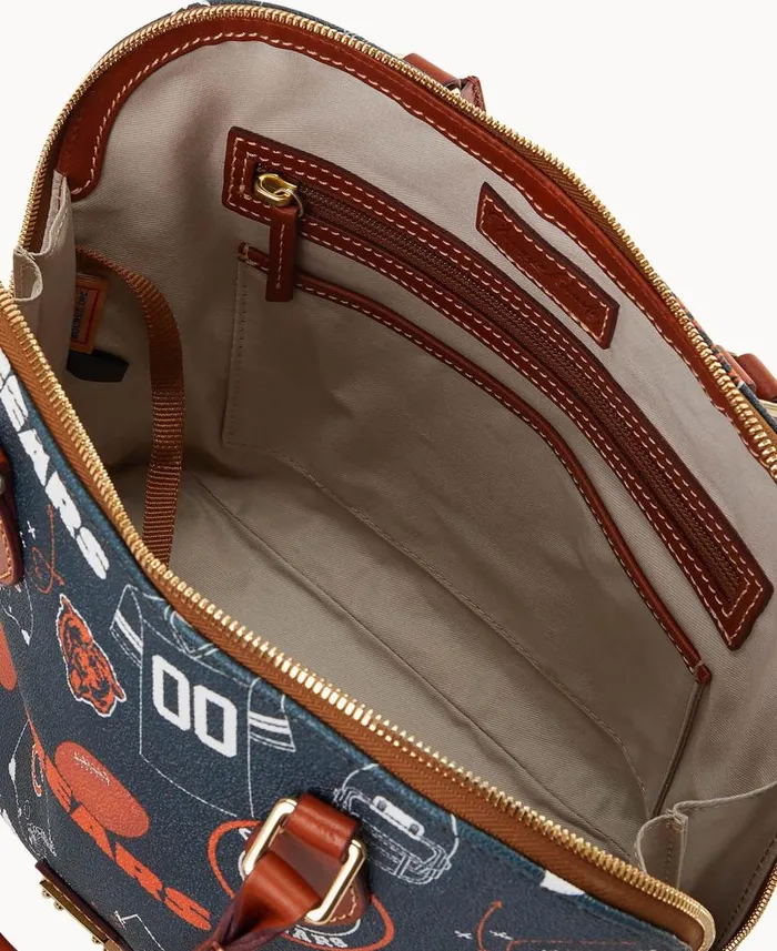 Dooney and Bourke NFL Bears Zip Zip Satchel Bears WomenMen Satchels