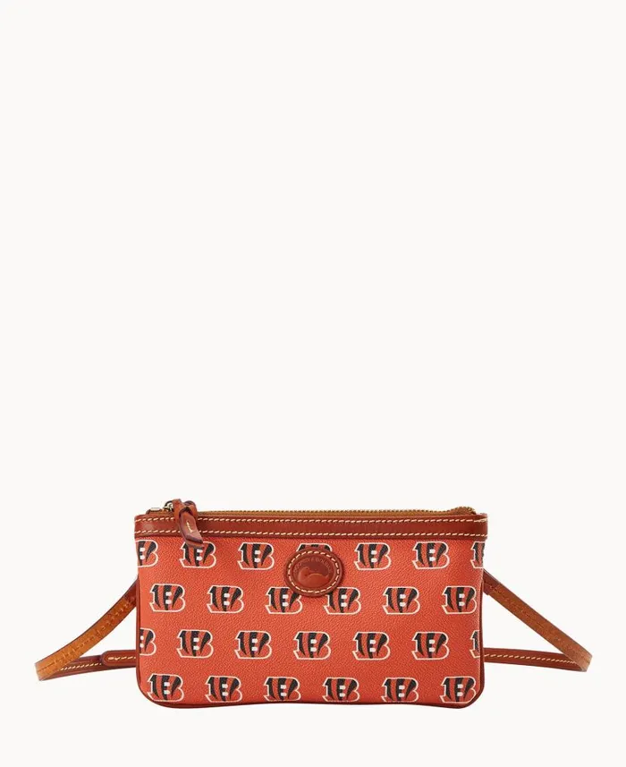 Dooney and Bourke NFL Bengals Large Slim Crossbody Bengals WomenMen Crossbodies Dooney and Bourke NFL Bengals Large Slim Crossbody Bengals WomenMen Crossbodies