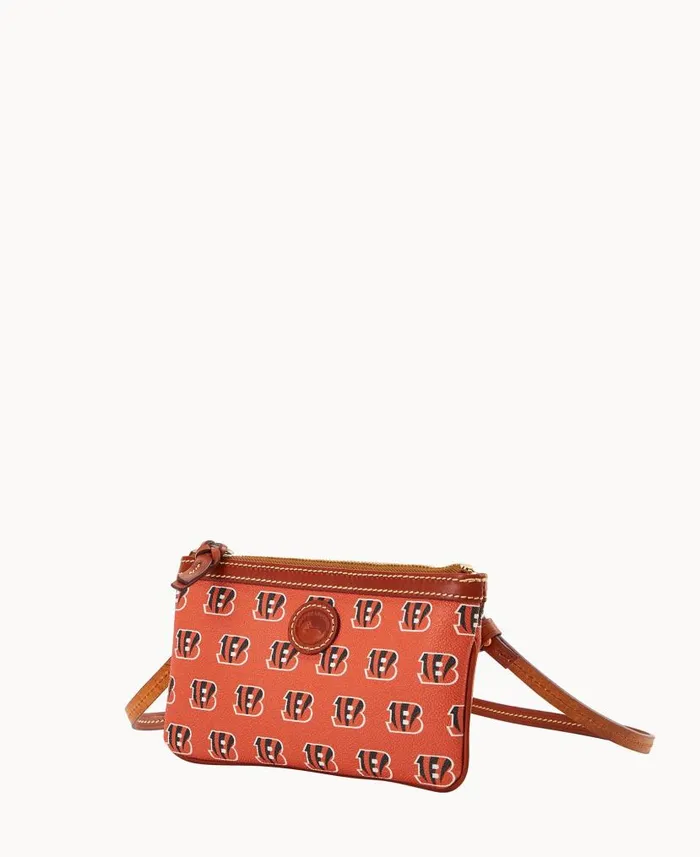 Dooney and Bourke NFL Bengals Large Slim Crossbody Bengals WomenMen Crossbodies Dooney and Bourke NFL Bengals Large Slim Crossbody Bengals WomenMen Crossbodies