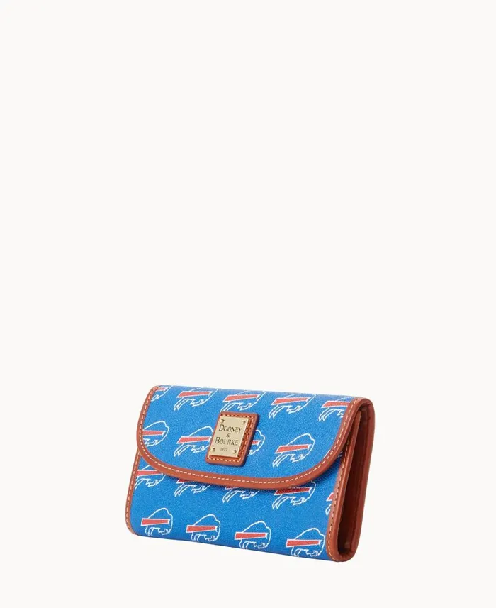 Dooney and Bourke NFL Bills Continental Clutch Bills WomenMen Wallets