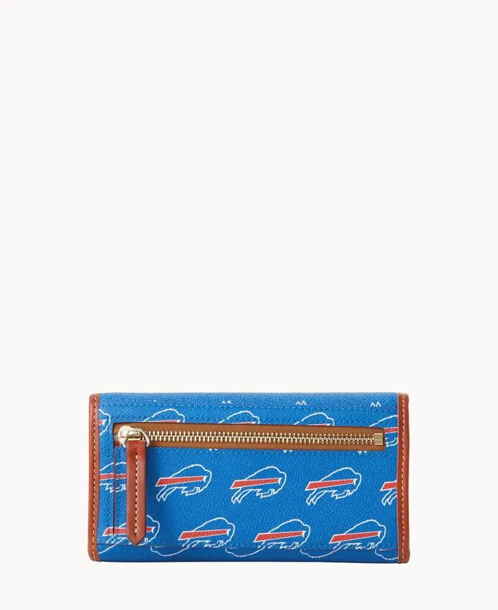 Dooney and Bourke NFL Bills Continental Clutch Bills WomenMen Wallets