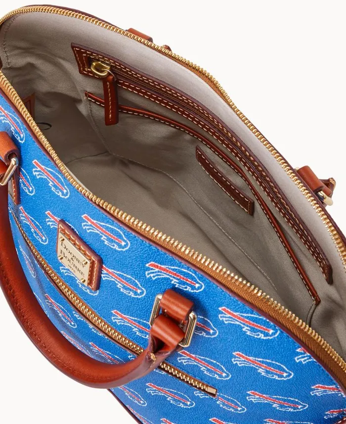 Dooney and Bourke NFL Bills Domed Zip Satchel Bills WomenMen Satchels