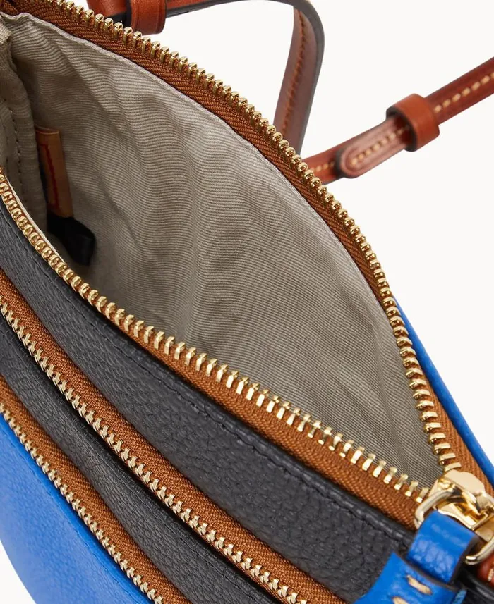 Dooney and Bourke NFL Bills Triple Zip Crossbody Bills WomenMen Crossbodies