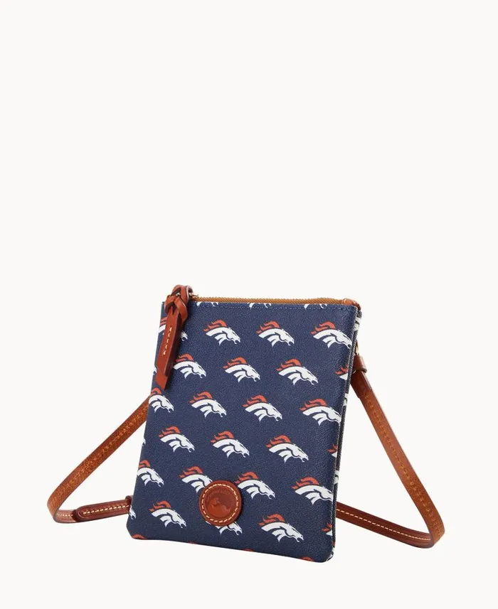 Dooney and Bourke NFL Broncos Small North South Top Zip Crossbody Broncos WomenMen Crossbodies Dooney and Bourke NFL Broncos Small North South Top Zip Crossbody Broncos WomenMen Crossbodies
