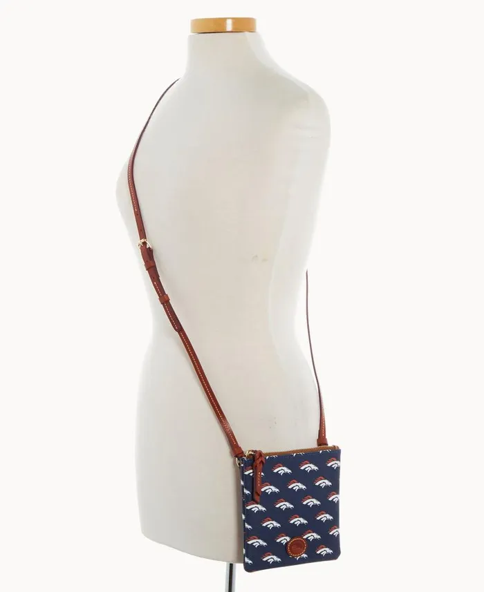Dooney and Bourke NFL Broncos Small North South Top Zip Crossbody Broncos WomenMen Crossbodies Dooney and Bourke NFL Broncos Small North South Top Zip Crossbody Broncos WomenMen Crossbodies