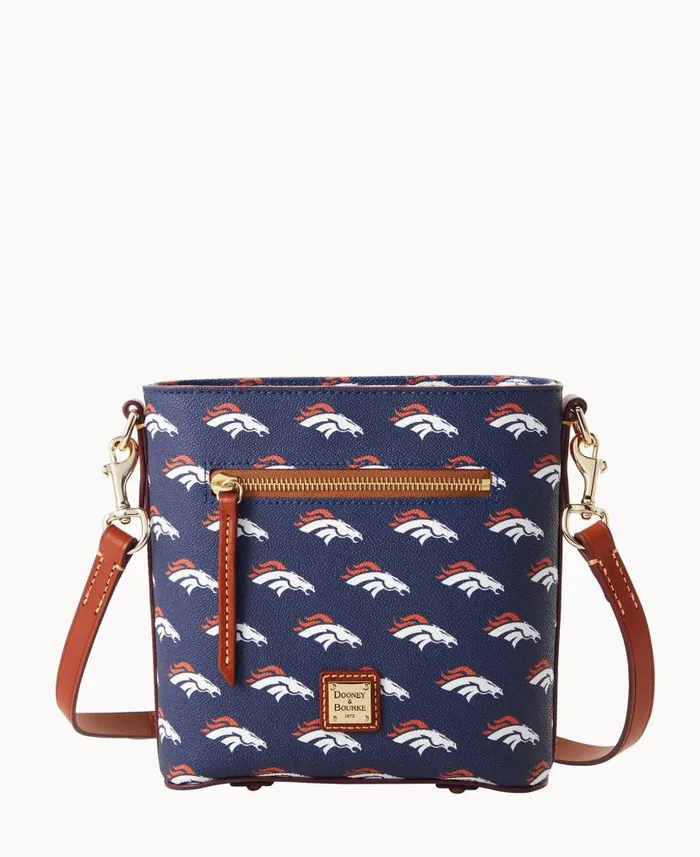 Dooney and Bourke NFL Broncos Small Zip Crossbody Broncos WomenMen Crossbodies Dooney and Bourke NFL Broncos Small Zip Crossbody Broncos WomenMen Crossbodies