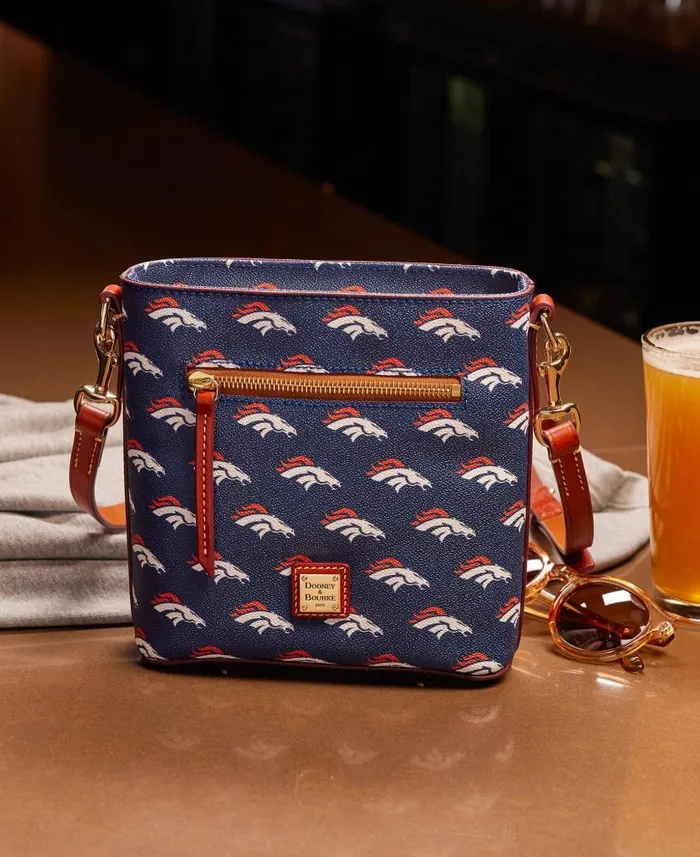 Dooney and Bourke NFL Broncos Small Zip Crossbody Broncos WomenMen Crossbodies Dooney and Bourke NFL Broncos Small Zip Crossbody Broncos WomenMen Crossbodies