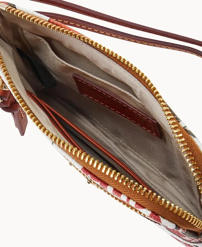 Dooney and Bourke NFL Buccaneers Zip Around Wristlet Buccaneers WomenMen Wallets Dooney and Bourke NFL Buccaneers Zip Around Wristlet Buccaneers WomenMen Wallets