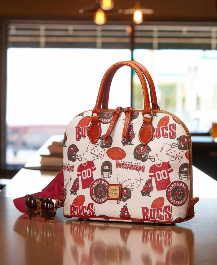 Dooney and Bourke NFL Buccaneers Zip Zip Satchel Buccaneers WomenMen Satchels Dooney and Bourke NFL Buccaneers Zip Zip Satchel Buccaneers WomenMen Satchels