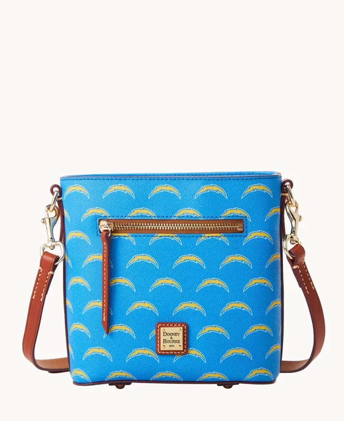 Dooney and Bourke NFL Chargers Small Zip Crossbody Chargers WomenMen Crossbodies Dooney and Bourke NFL Chargers Small Zip Crossbody Chargers WomenMen Crossbodies