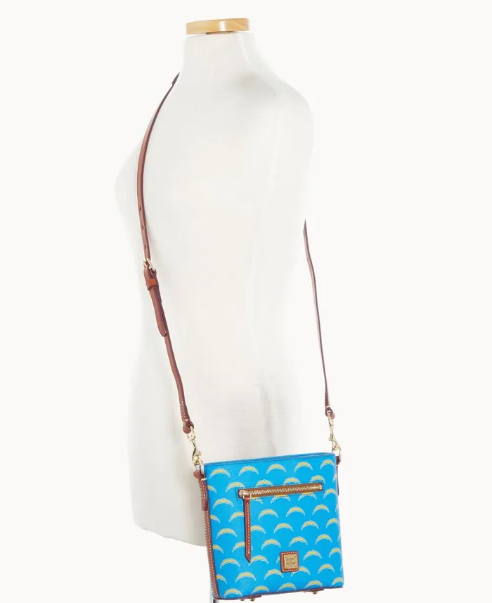 Dooney and Bourke NFL Chargers Small Zip Crossbody Chargers WomenMen Crossbodies Dooney and Bourke NFL Chargers Small Zip Crossbody Chargers WomenMen Crossbodies