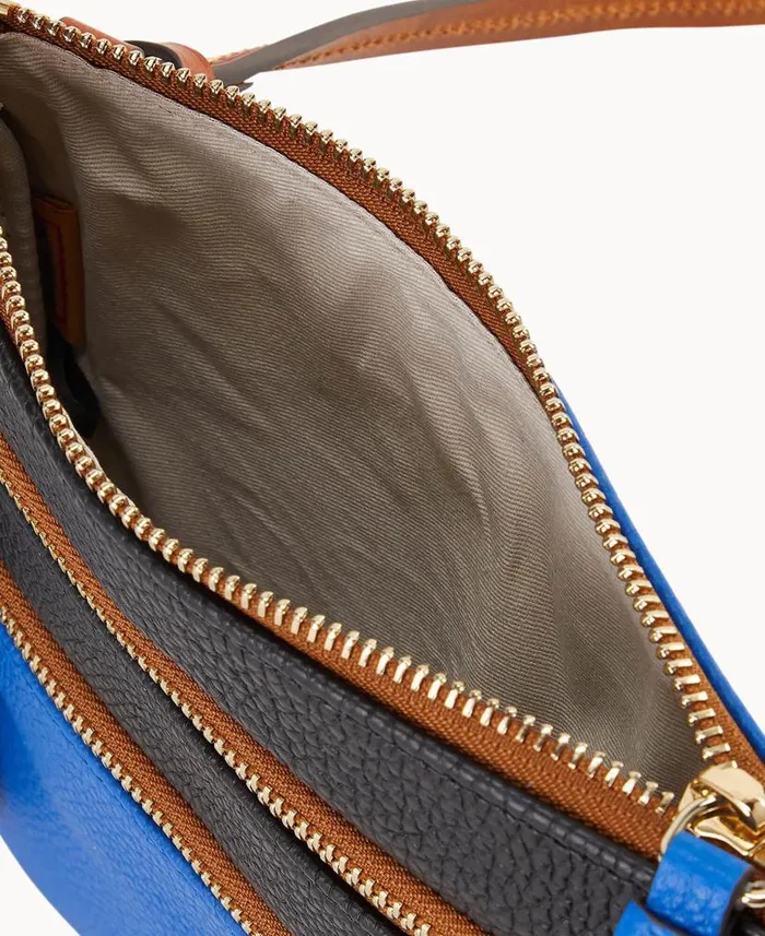 Dooney and Bourke NFL Chargers Triple Zip Crossbody Chargers WomenMen Crossbodies Dooney and Bourke NFL Chargers Triple Zip Crossbody Chargers WomenMen Crossbodies