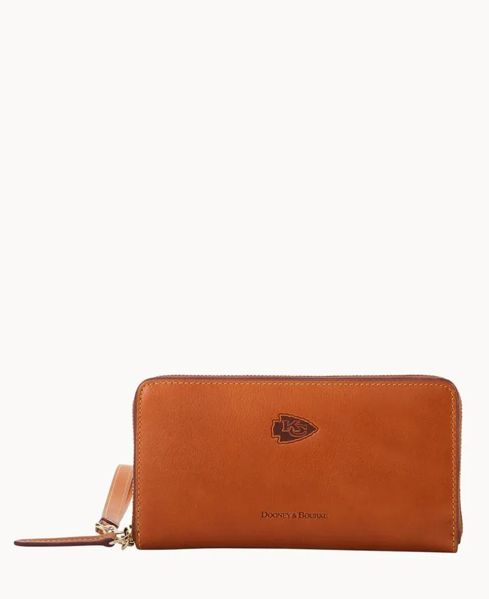 Dooney and Bourke NFL Chiefs Large Zip Around Wristlet Chiefs WomenMen Wallets Dooney and Bourke NFL Chiefs Large Zip Around Wristlet Chiefs WomenMen Wallets