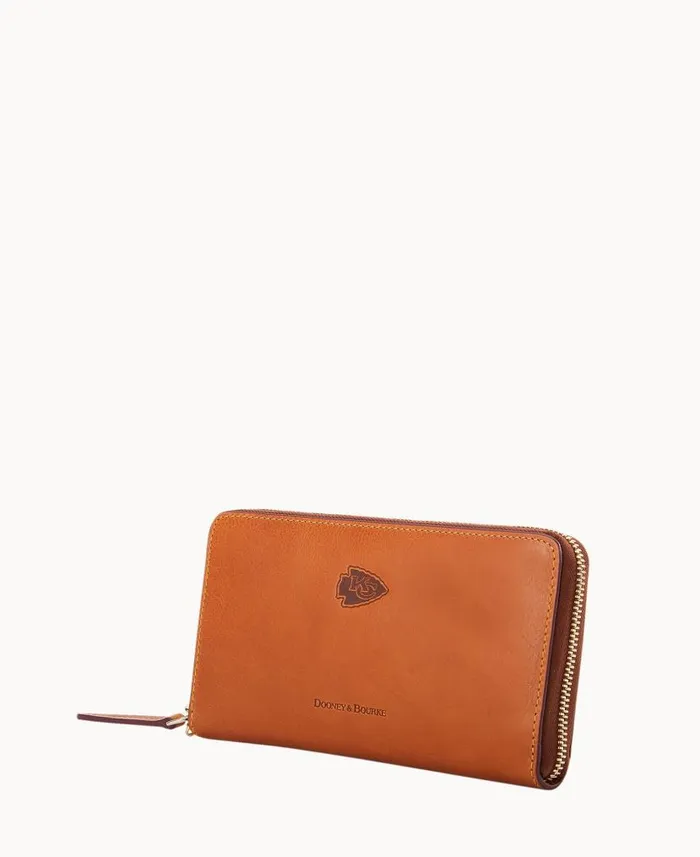 Dooney and Bourke NFL Chiefs Large Zip Around Wristlet Chiefs WomenMen Wallets Dooney and Bourke NFL Chiefs Large Zip Around Wristlet Chiefs WomenMen Wallets
