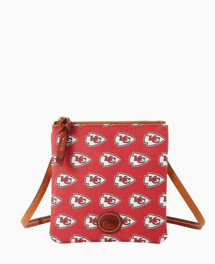 Dooney and Bourke NFL Chiefs Small North South Top Zip Crossbody Chiefs WomenMen Crossbodies Dooney and Bourke NFL Chiefs Small North South Top Zip Crossbody Chiefs WomenMen Crossbodies
