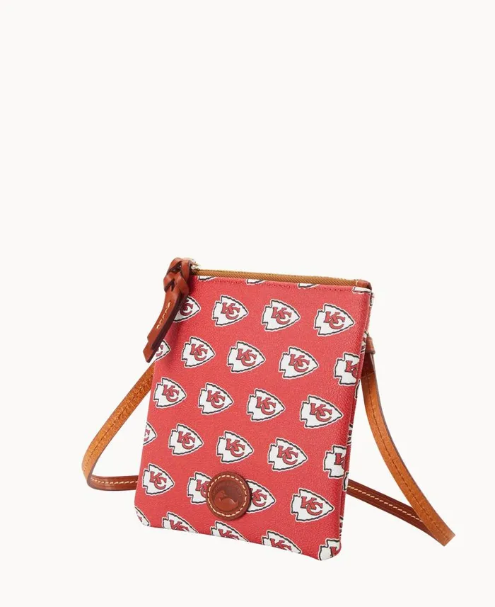 Dooney and Bourke NFL Chiefs Small North South Top Zip Crossbody Chiefs WomenMen Crossbodies Dooney and Bourke NFL Chiefs Small North South Top Zip Crossbody Chiefs WomenMen Crossbodies