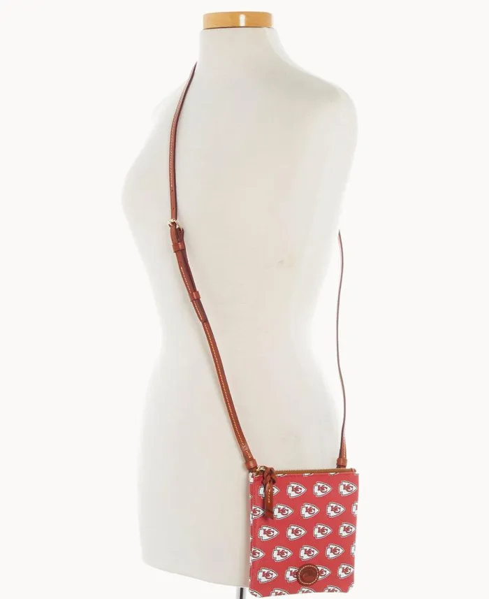 Dooney and Bourke NFL Chiefs Small North South Top Zip Crossbody Chiefs WomenMen Crossbodies Dooney and Bourke NFL Chiefs Small North South Top Zip Crossbody Chiefs WomenMen Crossbodies