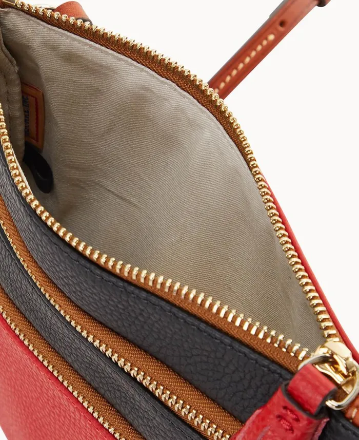 Dooney and Bourke NFL Chiefs Triple Zip Crossbody Chiefs WomenMen Crossbodies Dooney and Bourke NFL Chiefs Triple Zip Crossbody Chiefs WomenMen Crossbodies