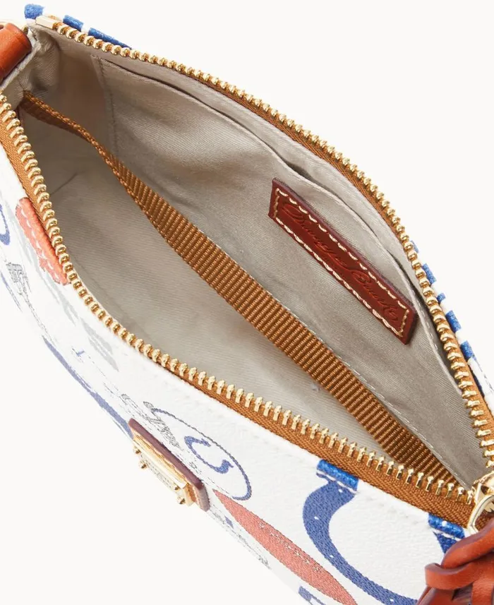 Dooney and Bourke NFL Colts Lexi Crossbody Sm Coin Case Colts WomenMen Crossbodies Dooney and Bourke NFL Colts Lexi Crossbody Sm Coin Case Colts WomenMen Crossbodies