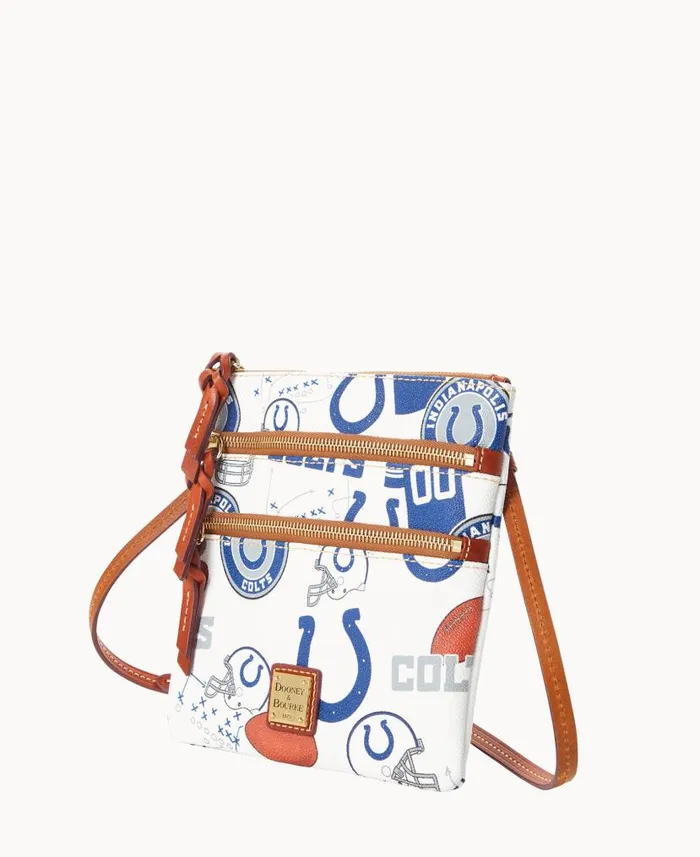 Dooney and Bourke NFL Colts N S Triple Zip Crossbody Colts WomenMen Crossbodies Dooney and Bourke NFL Colts N S Triple Zip Crossbody Colts WomenMen Crossbodies