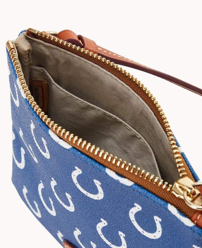 Dooney and Bourke NFL Colts Small North South Top Zip Crossbody Colts WomenMen Crossbodies Dooney and Bourke NFL Colts Small North South Top Zip Crossbody Colts WomenMen Crossbodies
