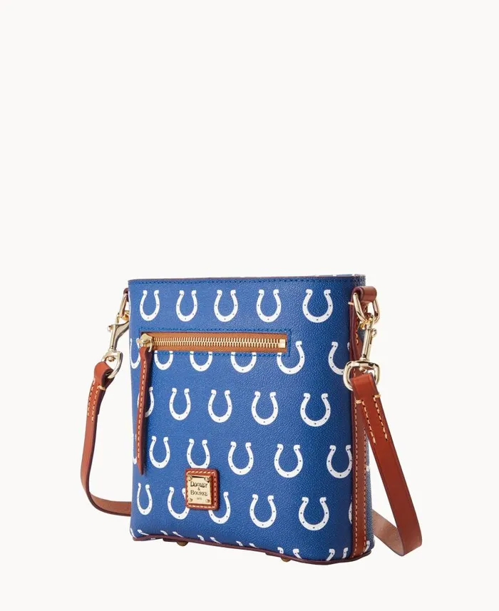 Dooney and Bourke NFL Colts Small Zip Crossbody Colts WomenMen Crossbodies