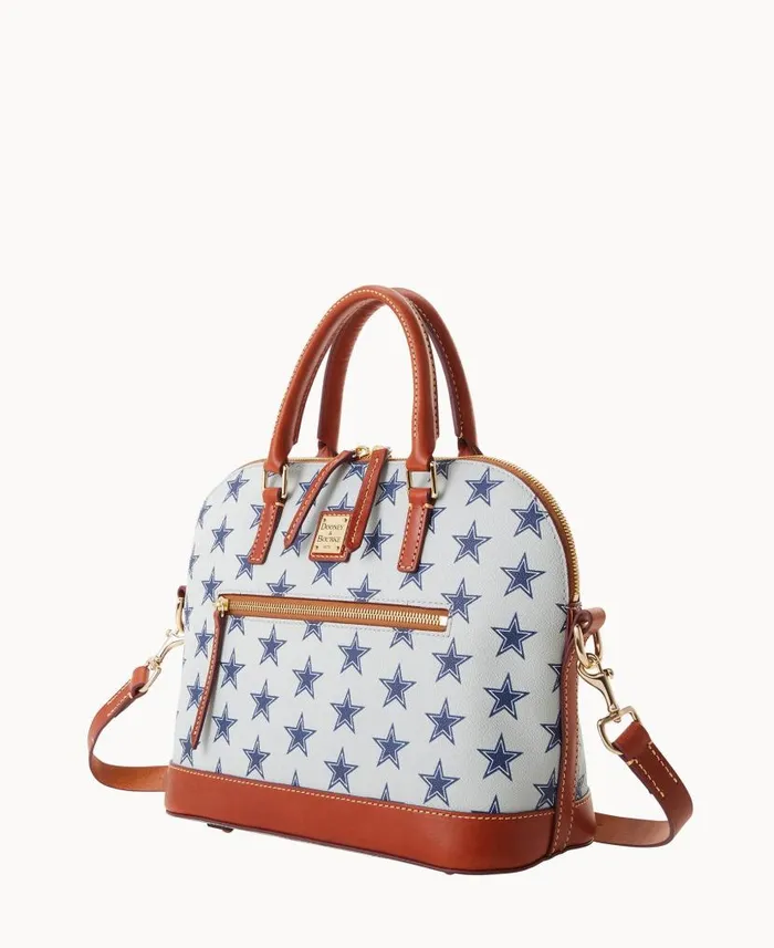 Dooney and Bourke NFL Cowboys Domed Zip Satchel Cowboys WomenMen Satchels