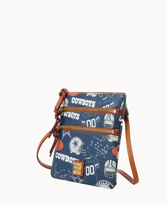 Dooney and Bourke NFL Cowboys N S Triple Zip Crossbody Cowboys WomenMen Crossbodies Dooney and Bourke NFL Cowboys N S Triple Zip Crossbody Cowboys WomenMen Crossbodies