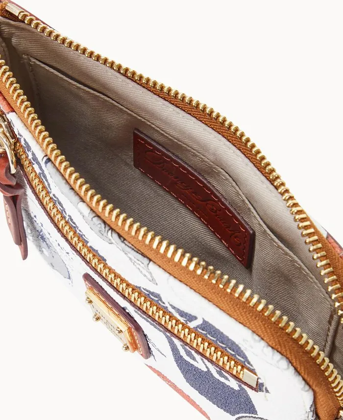 Dooney and Bourke NFL Cowboys Zip Around Wristlet Cowboys WomenMen Wallets