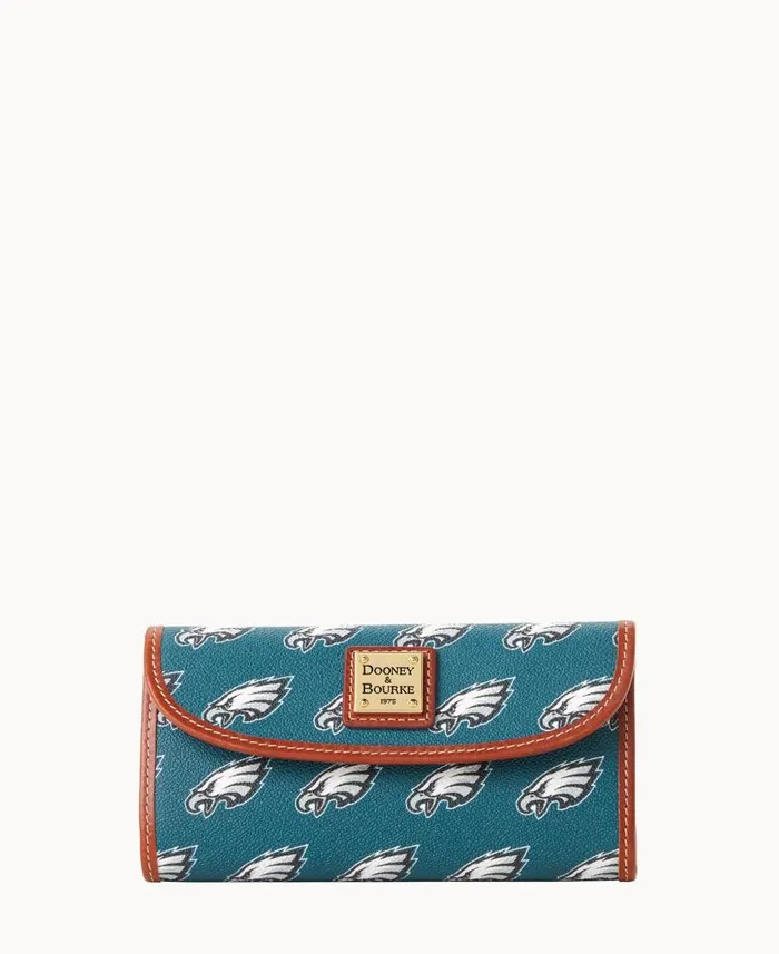 Dooney and Bourke NFL Eagles Continental Clutch Eagles WomenMen Wallets