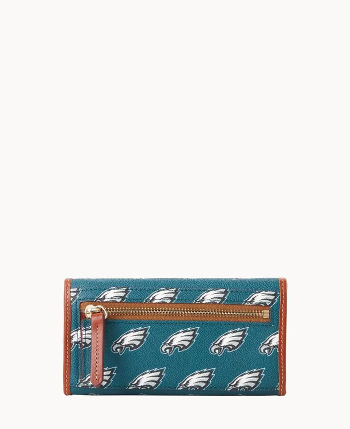 Dooney and Bourke NFL Eagles Continental Clutch Eagles WomenMen Wallets