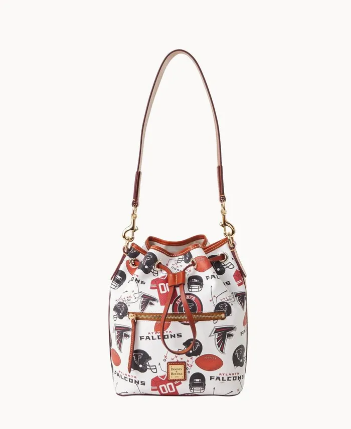 Dooney and Bourke NFL Falcons Drawstring Falcons WomenMen Shoulder Bags