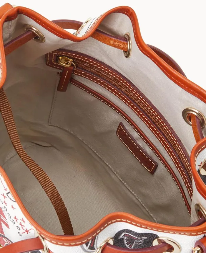Dooney and Bourke NFL Falcons Drawstring Falcons WomenMen Shoulder Bags