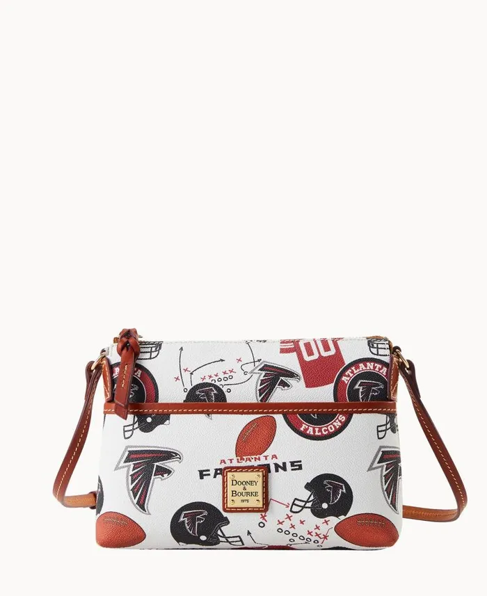 Dooney and Bourke NFL Falcons Ginger Crossbody Falcons WomenMen Crossbodies