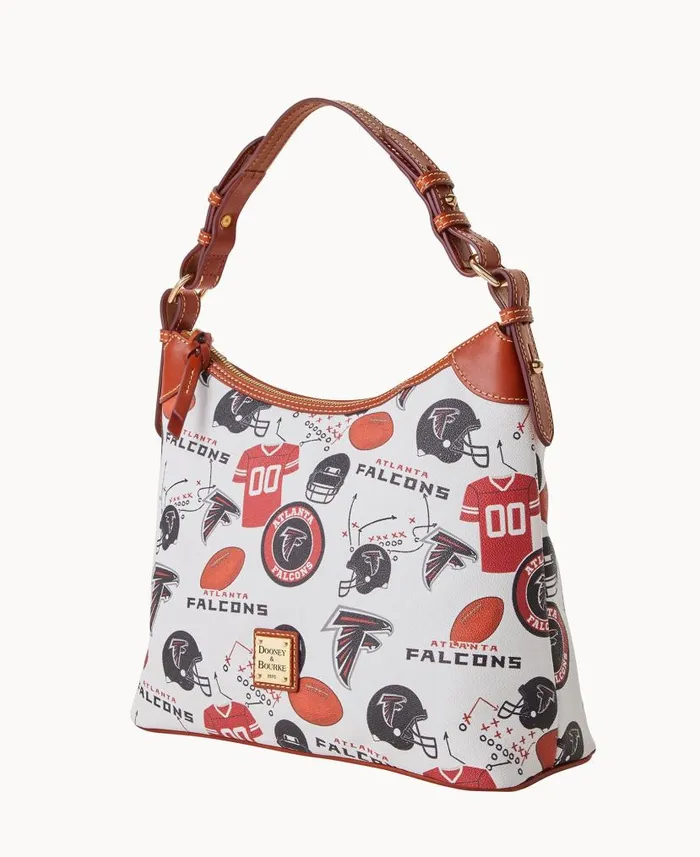 Dooney and Bourke NFL Falcons Hobo Falcons WomenMen Shoulder Bags