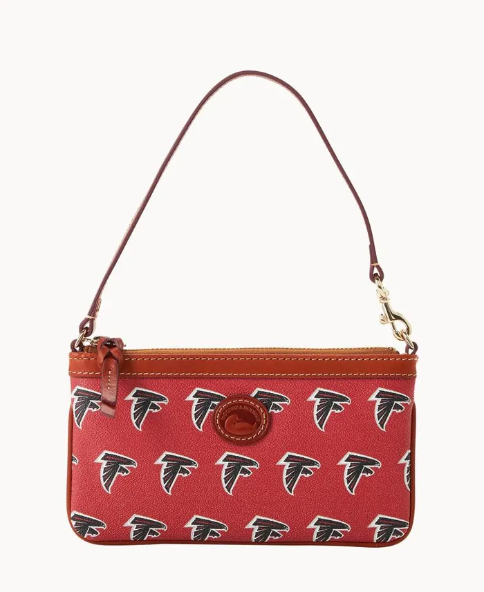 Dooney and Bourke NFL Falcons Large Slim Wristlet Falcons WomenMen Wallets