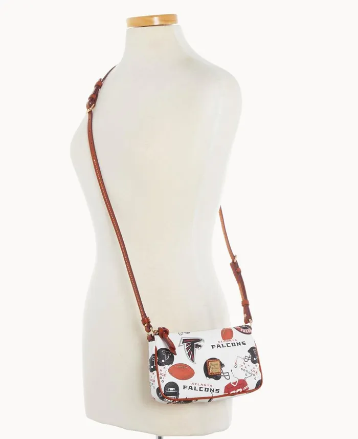 Dooney and Bourke NFL Falcons Lexi Crossbody Sm Coin Case Falcons WomenMen Crossbodies Dooney and Bourke NFL Falcons Lexi Crossbody Sm Coin Case Falcons WomenMen Crossbodies