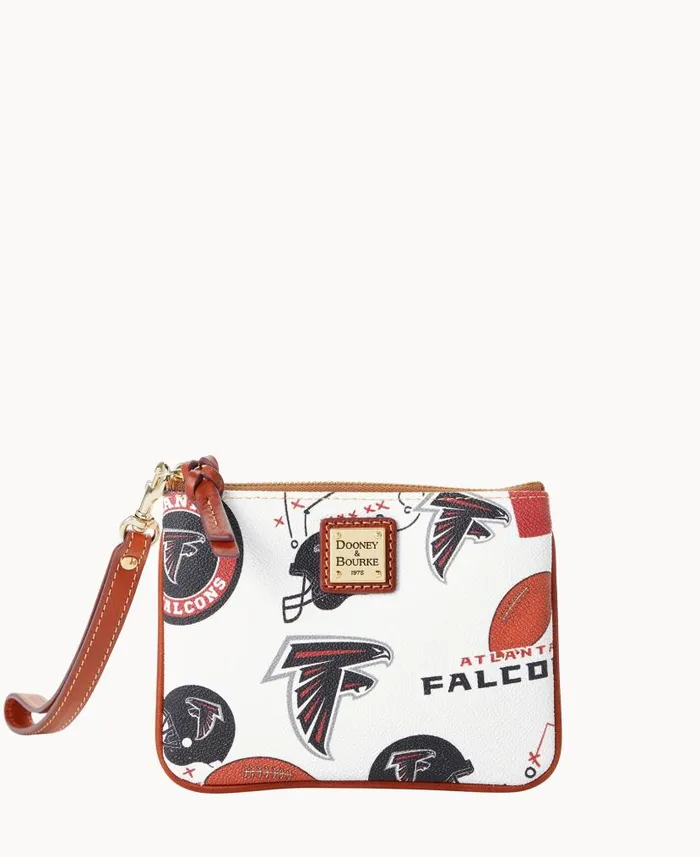 Dooney and Bourke NFL Falcons Stadium Wristlet Falcons WomenMen Wallets