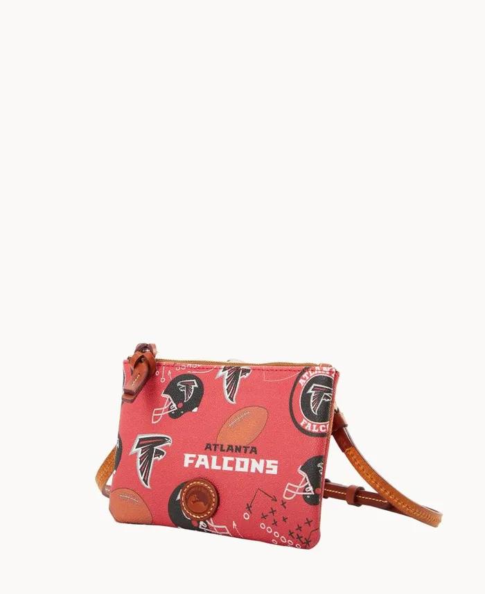 Dooney and Bourke NFL Falcons Top Zip Crossbody Falcons WomenMen Crossbodies Dooney and Bourke NFL Falcons Top Zip Crossbody Falcons WomenMen Crossbodies