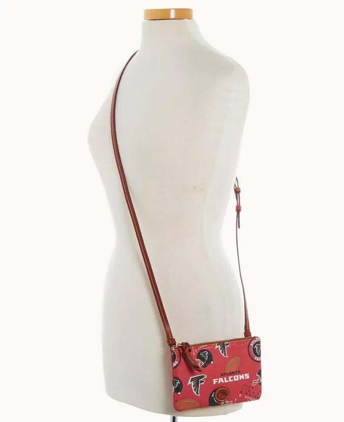 Dooney and Bourke NFL Falcons Top Zip Crossbody Falcons WomenMen Crossbodies Dooney and Bourke NFL Falcons Top Zip Crossbody Falcons WomenMen Crossbodies