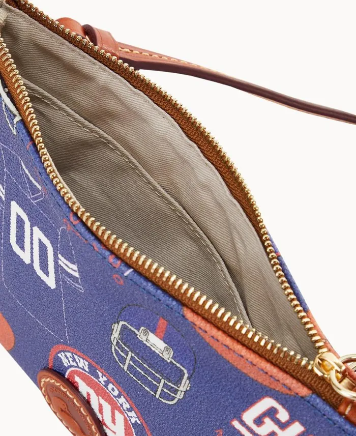 Dooney and Bourke NFL Giants Top Zip Crossbody Giants WomenMen Crossbodies