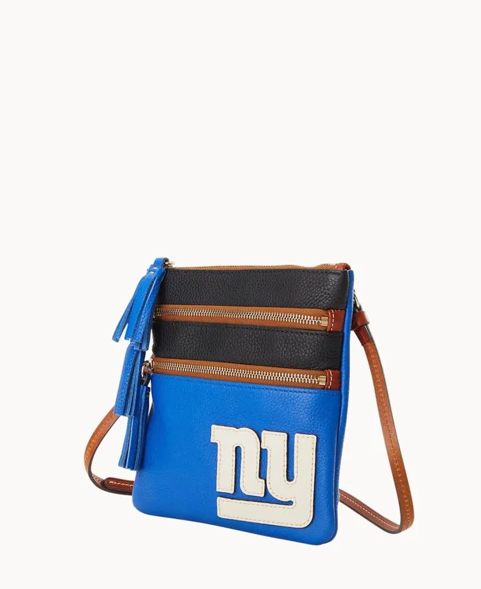 Dooney and Bourke NFL Giants Triple Zip Crossbody Giants WomenMen Crossbodies Dooney and Bourke NFL Giants Triple Zip Crossbody Giants WomenMen Crossbodies
